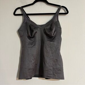 Ruby Ribbon Sheer Cami in Grey Size 36 Style 3012